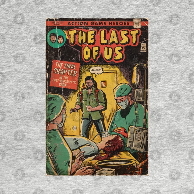 The Last of Us - Ending comic cover fan art by MarkScicluna